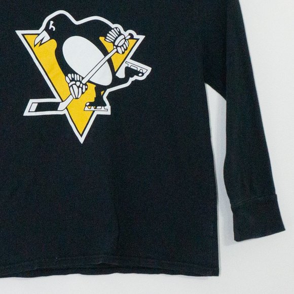 ✨3/$25✨ Pittsburg Penguins Boys Long Sleeve T-Shirt - S - Picture 3 of 5